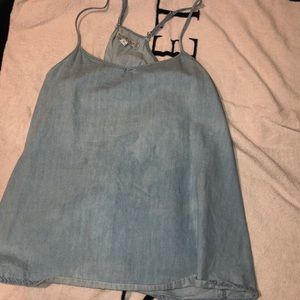 look a like jean tank top